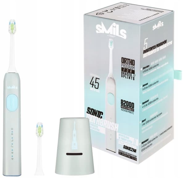 VITAMMY SMILS Sonisk tandborste Aluminium 1 styck