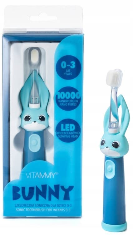 VITAMMY Bunny blå Sonisk tandborste 0-3 år blå 1 st.