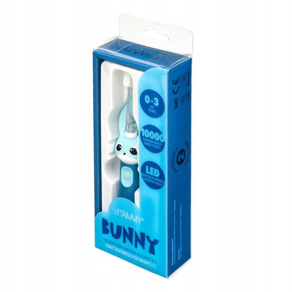 VITAMMY Bunny blå Sonisk tandborste 0-3 år blå 1 st.