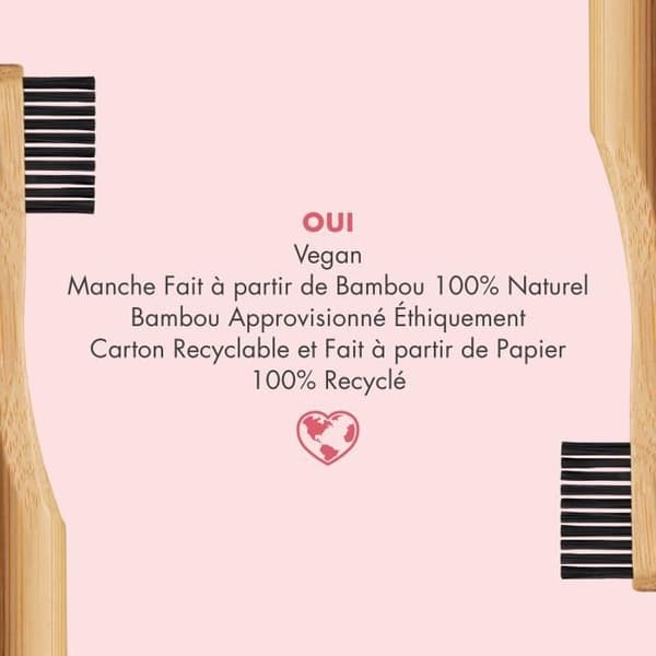 LOVE BEAUTY AND PLANET mjuk bambu tandborste - x 1