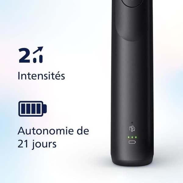 Philips Sonicare 5300 - Sonic tandborste med 2 intensitetsnivåer, tryckvarning, EasyStart, SmarTimer och Br