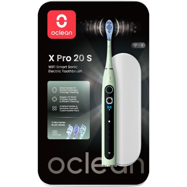 Oclean X Pro 20 S sähköhammasharja, vihreä
