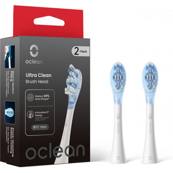 Oclean Ultra Clean borsthuvuden, 2 st, vit