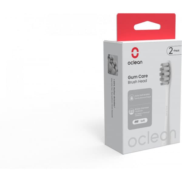 Oclean Ultra Tandköttspleie borsthuvuden, 2 st, vit