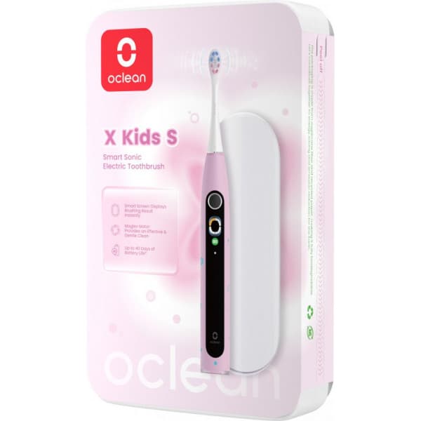 Oclean X Kids S elektrisk tandborste, rosa