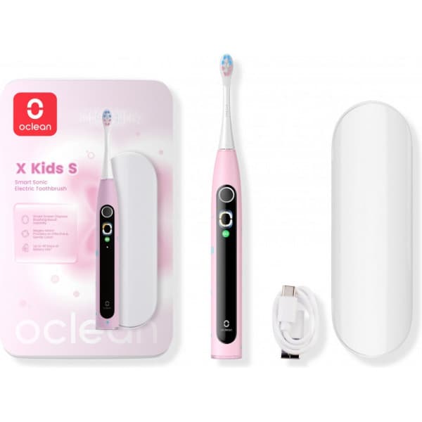Oclean X Kids S elektrisk tandborste, rosa