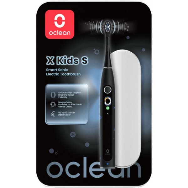 Oclean X Kids S elektrisk tandborste, svart