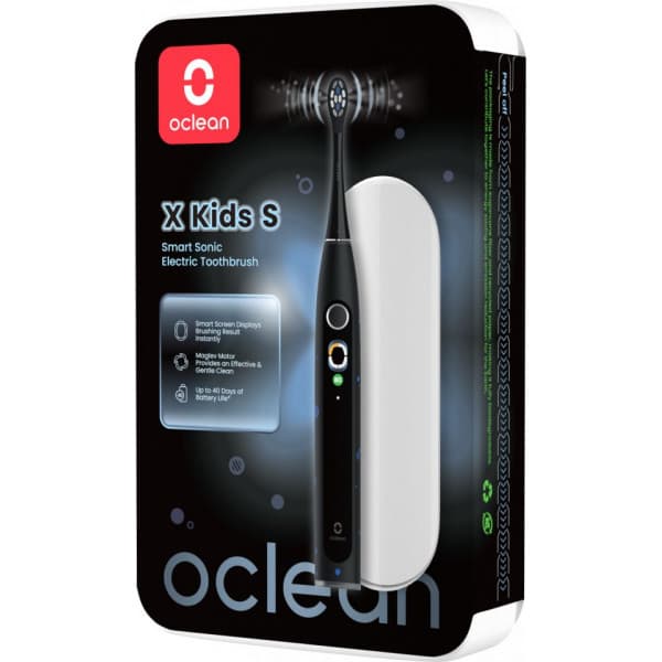 Oclean X Kids S elektrisk tandborste, svart