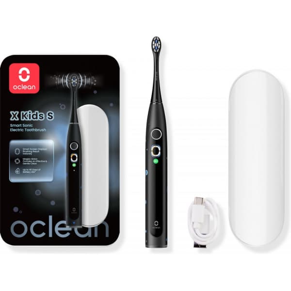 Oclean X Kids S elektrisk tandborste, svart