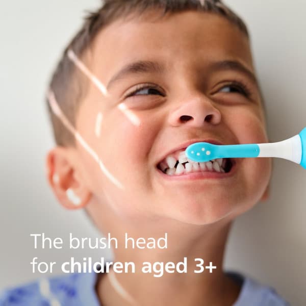 Philips Sonicare For Kids vaihtoharjat 3+-vuotiaille lapsille, 2 kpl, HX6032/90