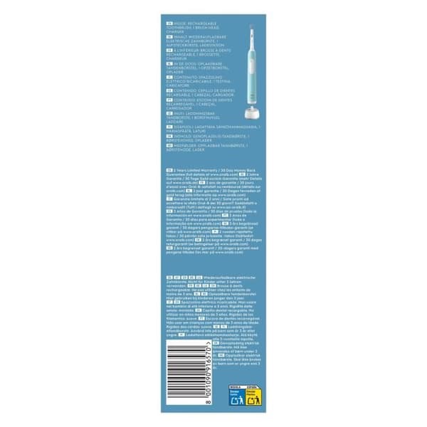 Eltandborste - ORAL-B Pro 1 - Sensitive Clean - Blå