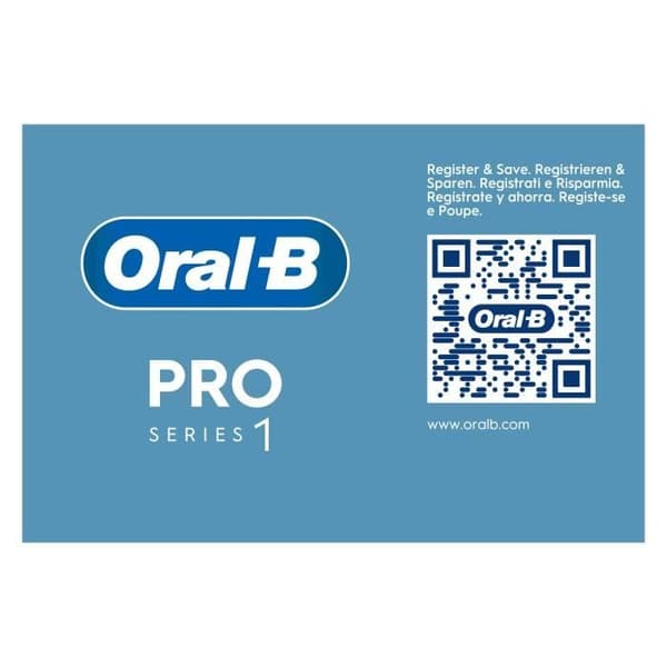 Eltandborste - ORAL-B Pro 1 - Sensitive Clean - Blå