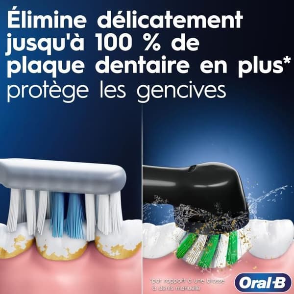 Eltandborste - ORAL-B Pro 1 - Sensitive Clean - Blå