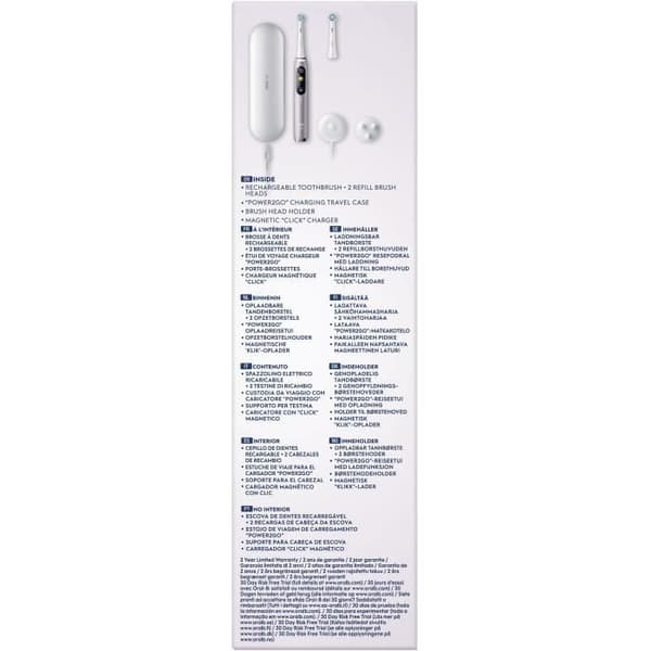 Tandborstar - ORAL-B - iO9s-serien - Rosenkvarts (+1 refill) - Elektriska