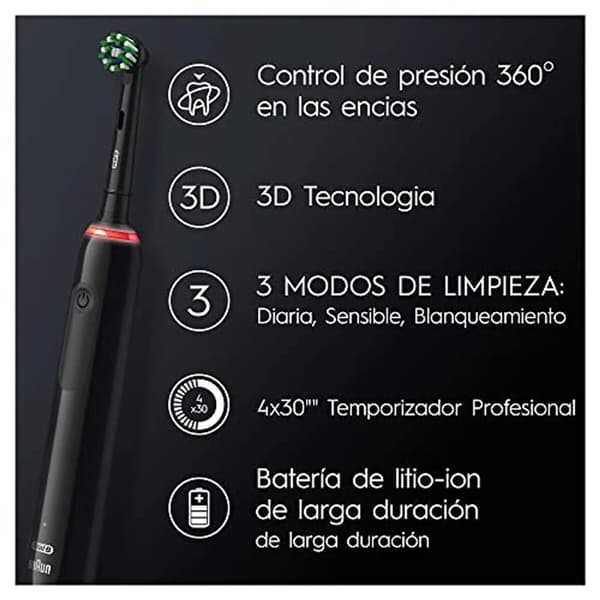 Elektrisk Tandborste Oral-B PRO 3 3900N Vit