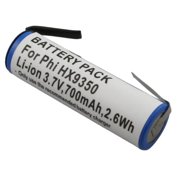 Batteri för Philips Sonicare HX9340 / HX9350 Tandborste Li-ion 3.7V 700mAh Grön