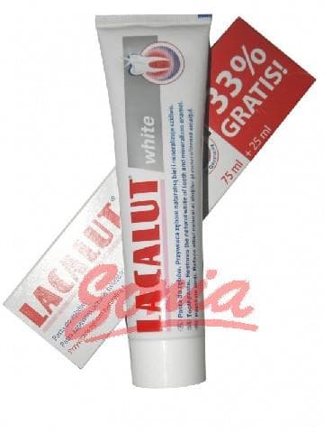 Lacalut Toothpaste White whitening 75ml