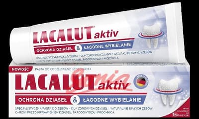Lacalut Toothpaste Activ - protection of the gums & active whitening 75ml