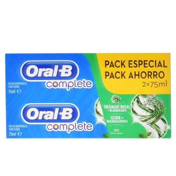 Boxen innehåller: -2x Munvatten + Whitening Toothpaste 75ml