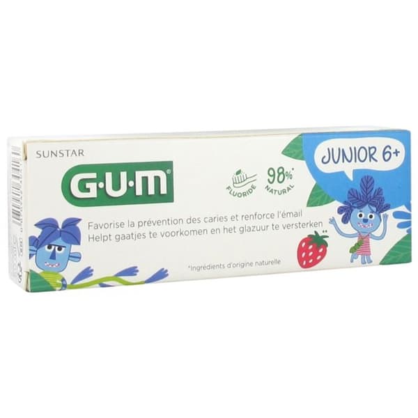 Tandkräm - Tandkött - Junior - 50ml - Fluorerad - Utan parabener