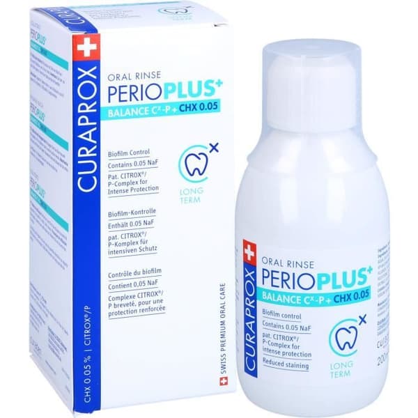 CURAPROX Perio Plus+ Mundspülung, 200 ml lösning