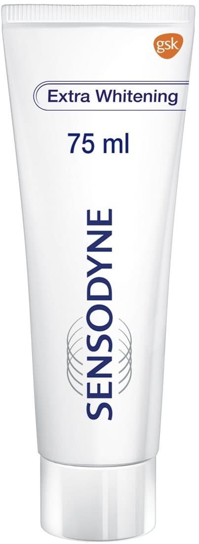 Sensodyne Extra Whitening toothpaste with a whitening effect for sensitive teeth 75 ml