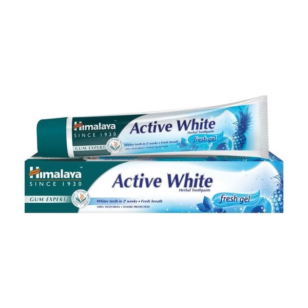 HIMALAYA HERBALS - Aktivt Vit Tandkräm Gel 75 g