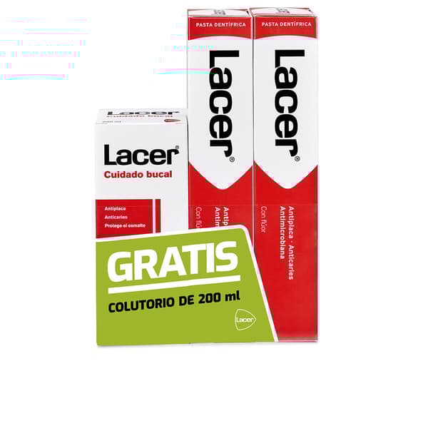 LACER PASTA DENTÍFRICA set 3 pz