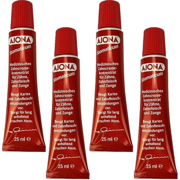 AJONA Tandkräm 25ml x4