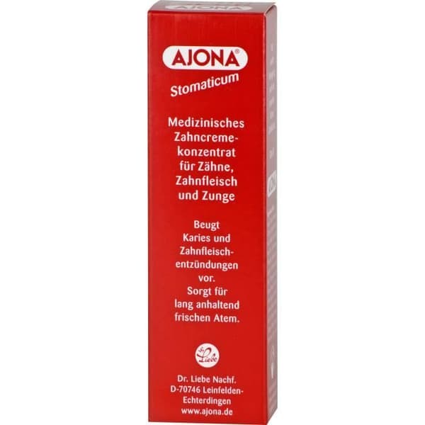 Tandkräm - Dr Rudolf Liebe - Ajona Stomaticum - 25 ml - Tandköttsvård - Tandgelé