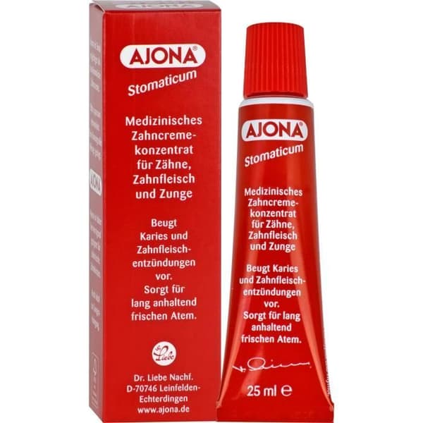 Tandkräm - Dr Rudolf Liebe - Ajona Stomaticum - 25 ml - Tandköttsvård - Tandgelé