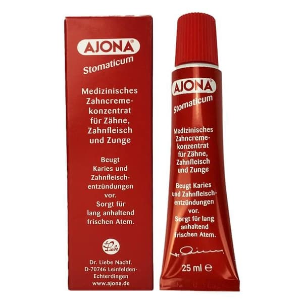 Tandkräm - Dr Rudolf Liebe - Ajona Stomaticum - 25 ml - Tandköttsvård - Tandgelé