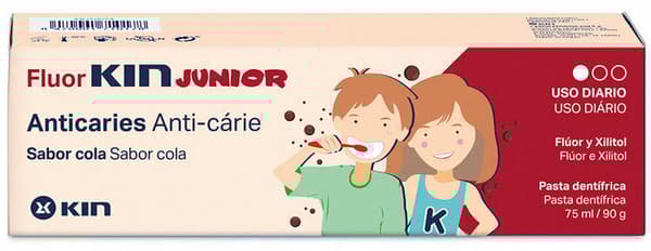 Toothpaste Kin Fluorkin Junior 75 ml