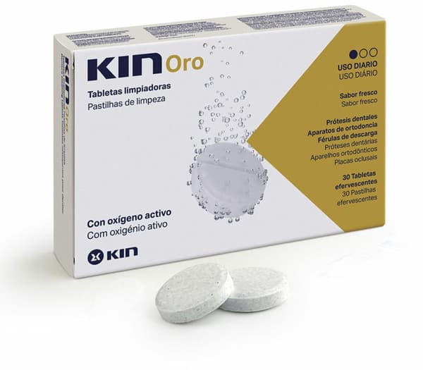 Cleaning Tablets for Dentures Kin Kin Oro 30 Units