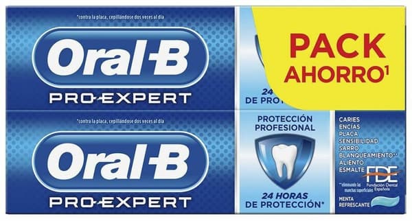 Toothpaste Multiprotection Oral-B Expert Proteccion Profesional Dentífrico 75 ml (2 x 75 ml)