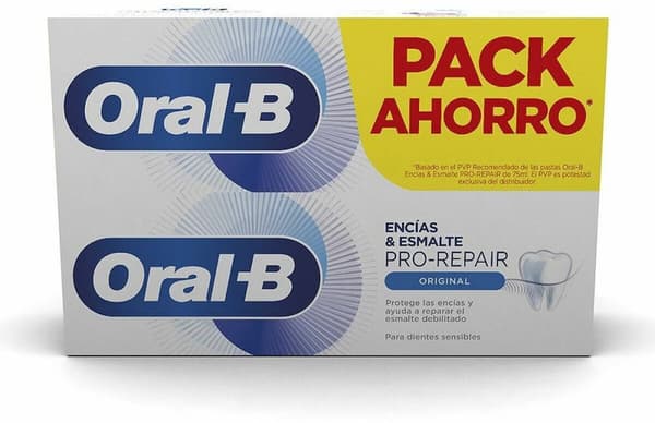 Toothpaste Oral-B Encías & Esmalte Pro-Repair (2 x 75 ml)