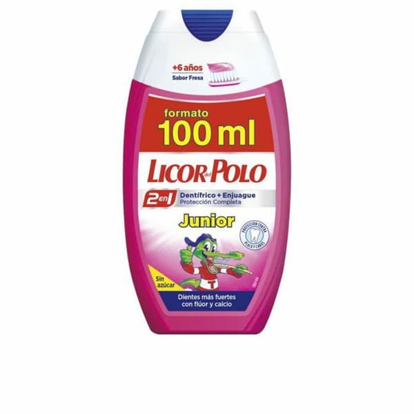 Tandkräm - gel för tänder L.polo - 118-1185 - 2 in 1 Junior Fre.75+25
