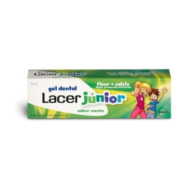 Tandgel - Lacer - Junior - 75 ml - Mintsmak - Utan konserveringsmedel