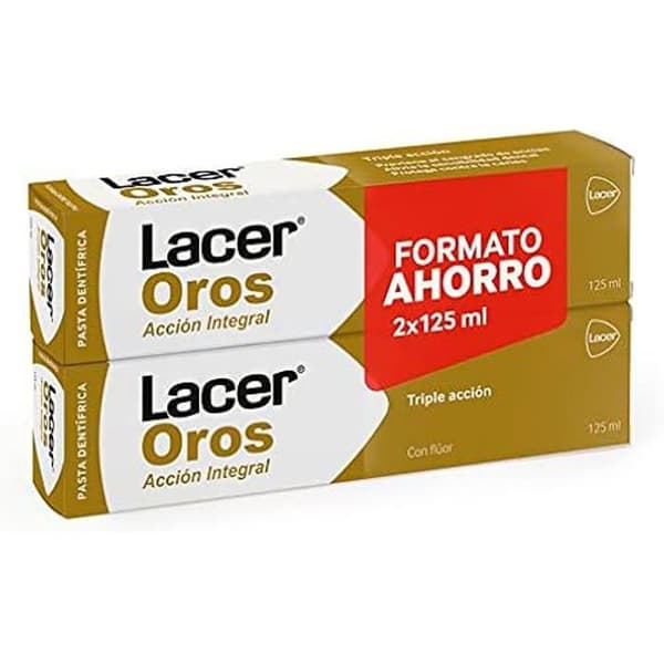 Tandkräm - LACER - OROS - Minskar tandplack - Antiseptiska egenskaper - Parabenfri