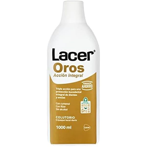 Munvatten - LACER - PASTA LACER OROS 125 G - Fullständigt skydd av tänder och tandkött - Trippelverkan