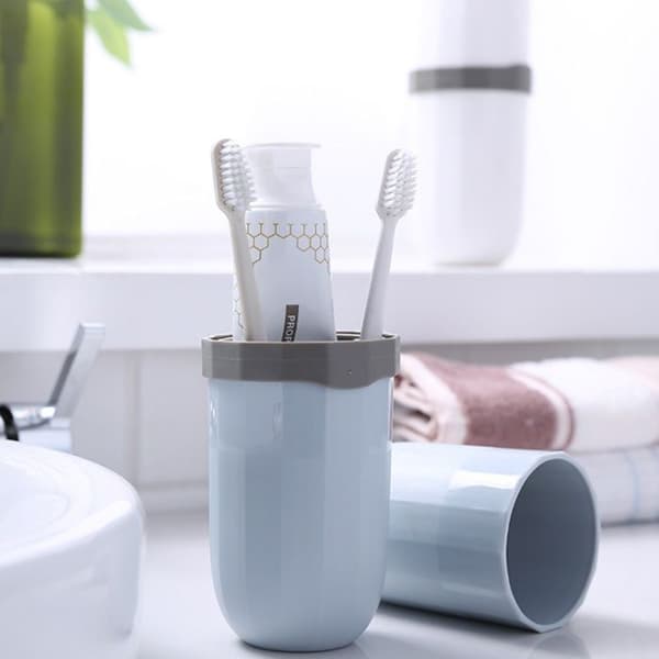 Resetandborste - PASSIONOVA - 20,8*6,8 cm - Blå - Barn - Bärbart set