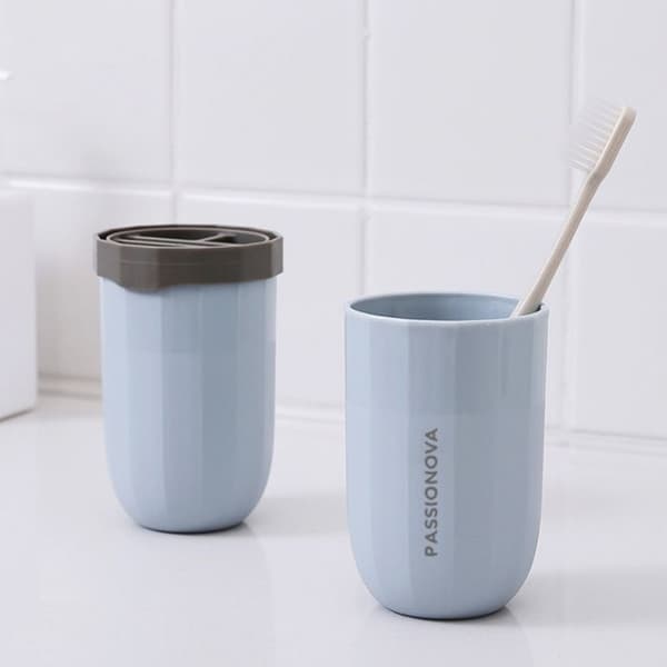 Resetandborste - PASSIONOVA - 20,8*6,8 cm - Blå - Barn - Bärbart set