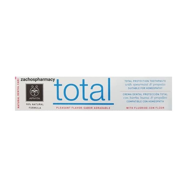 APIVITA - Tandkräm med totalt skydd med pepparmynta och propolis 75 ml kräm