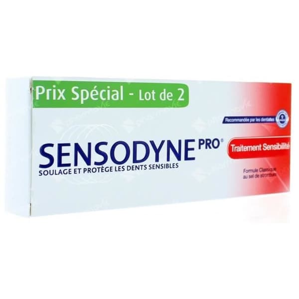 SENSODYNE Sensodyne 'Sensitivity Treatment' tandkräm - förpackning med 2 x 75 ml