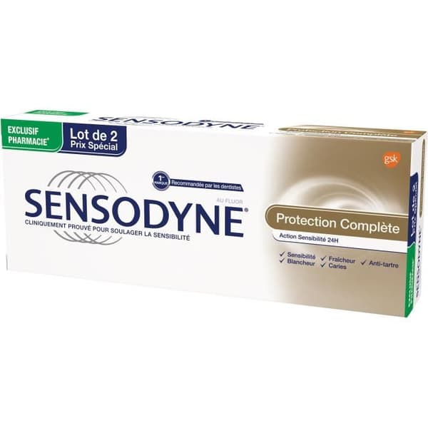 Sensodyne Complete Protection Tandkräm 2 x 75ml