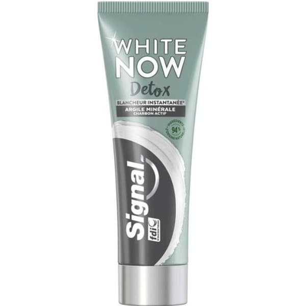 SIGNAL White Now Detox Whitening och Mineral Clay Tandkräm - 75 ml