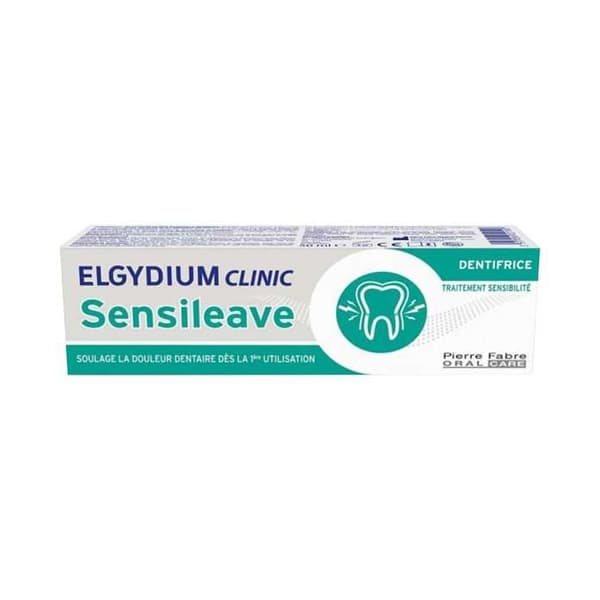 Elgydium Clinic Sensileave Tandkräm för Känsliga Tänder 50 ml
