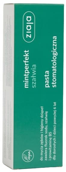 ZIAJA MINTPERFECT salviahammastahna provitamiini B5:llä 75 ml