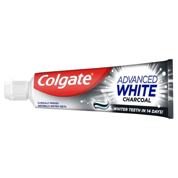 COLGATE ADVANCED WHITE Tandkräm med träkol 75 ml