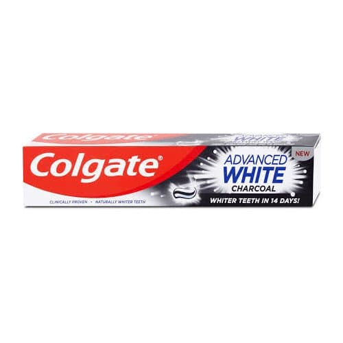 COLGATE ADVANCED WHITE Tandkräm med träkol 75 ml